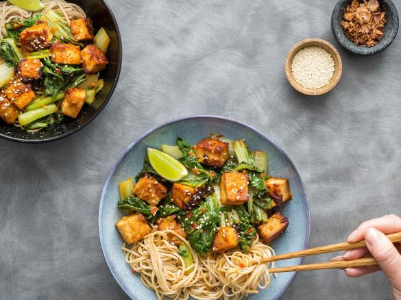 Soba noodle mee goreng