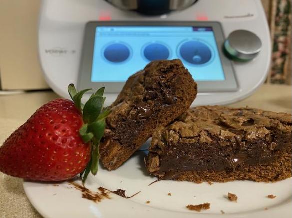 Tim Tam Brownie Slice