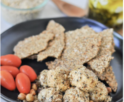 Keto Nutty Seeded Crackers