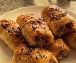 Chicken Chorizo and Cheese Sausage Rolls