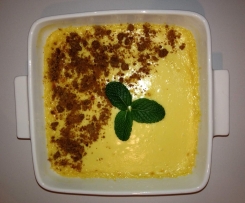 Mango Baked Yogurt with Ginger Honey Crumble