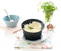 White Rice with Garlic Sause