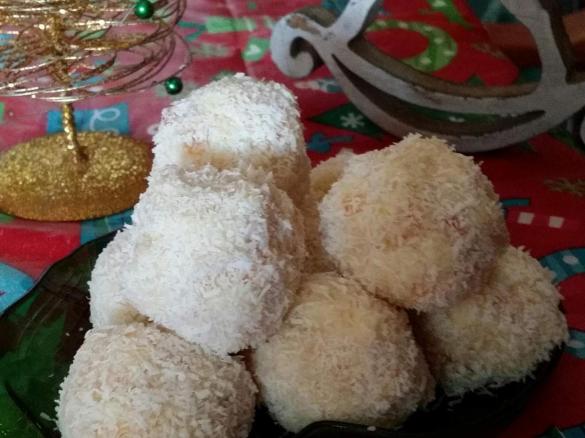 White Chocolate and Apricot balls