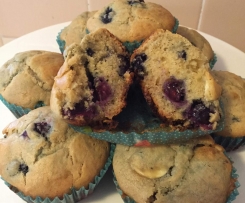 Blueberry White Choc Muffin
