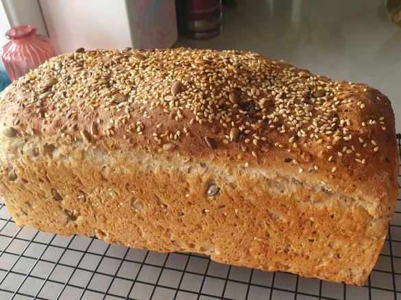 Easy Seeded Sourdough