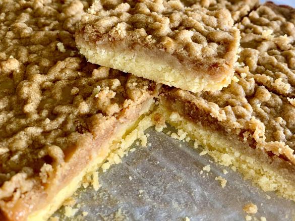 Moreish Coffee Streusel Slice
