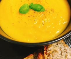 Pumpkin Soup with Chorizo