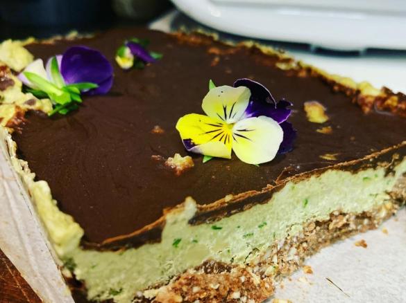 Chocolate Mint Slice (no bake)