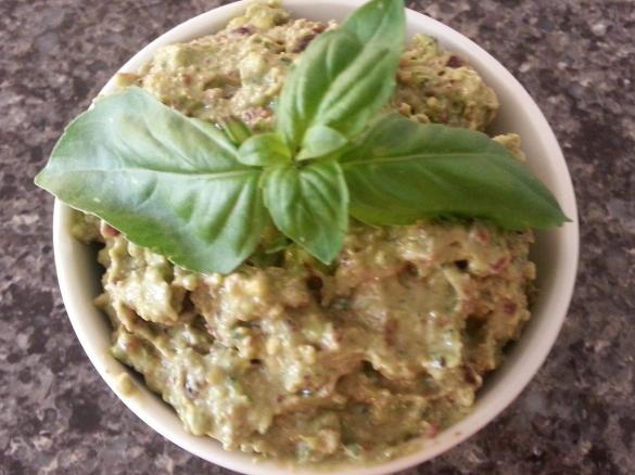Pistachio, Cranberry and Basil Dip