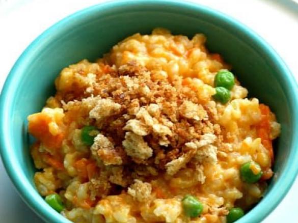 Sweet Potato Pea Risotto