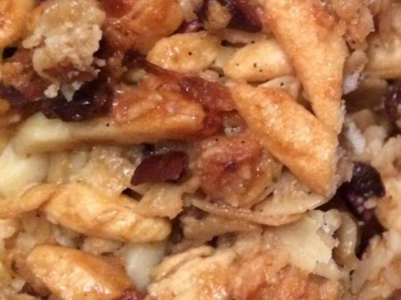 chewy almond muesli bars