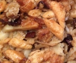 chewy almond muesli bars