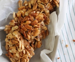 Beer and chilli peanut brittle