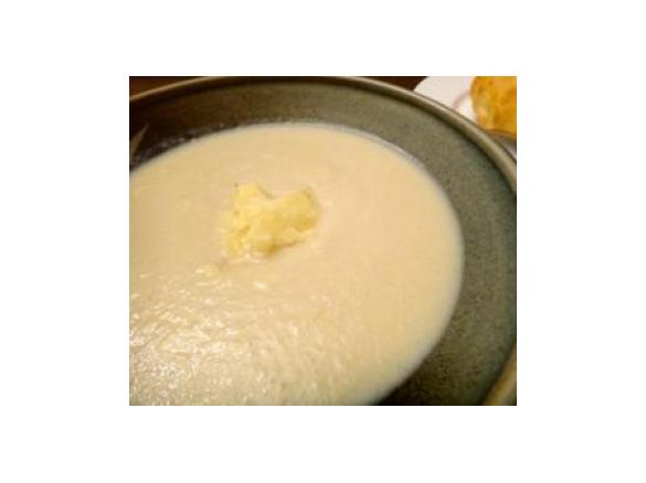 Rockpool’s Cream of Cauliflower Soup with Parmesan