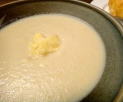 Rockpool’s Cream of Cauliflower Soup with Parmesan