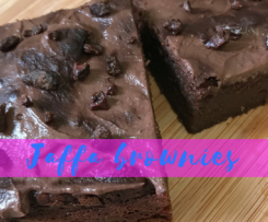 Sweet potato choc-orange brownies GF
