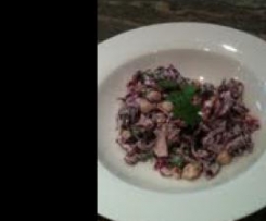 Red Cabbage and Chickpea Salad