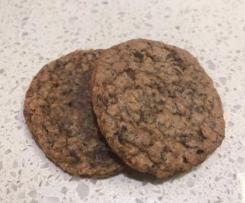 Choc Chip Oat Cookies