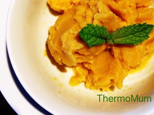 Orange and Mint Sorbet