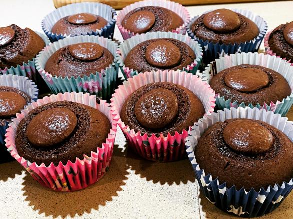 Banana chocolate muffins