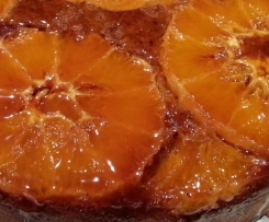 Upside-down sticky orange sponge cake(adapted)