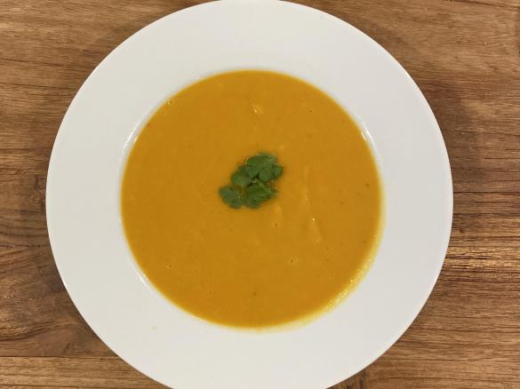 Thai Pumpkin and Kumara Soup