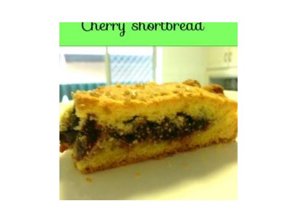 cherry shortbread