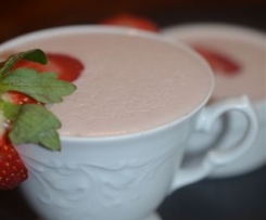 Strawberry and Coconut Panna Cotta