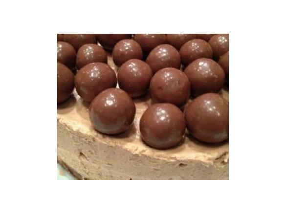 Toblerone and Malteser Cheesecake