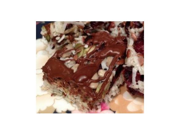 Seed and Cranberry slice