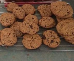 CAROB & CACAO COOKIES (FODMAP, DAIRY AND GLUTEN FREE)