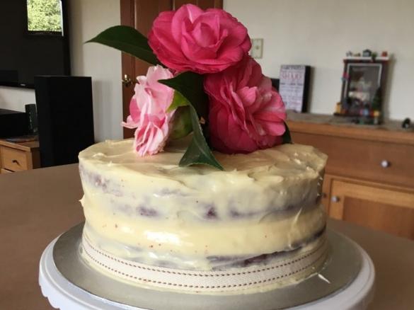 Gluten Free Red Velvet Cake with Cream Cheese Icing