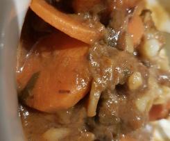 Kel's Beef, Carrot & Mushroom Casserole