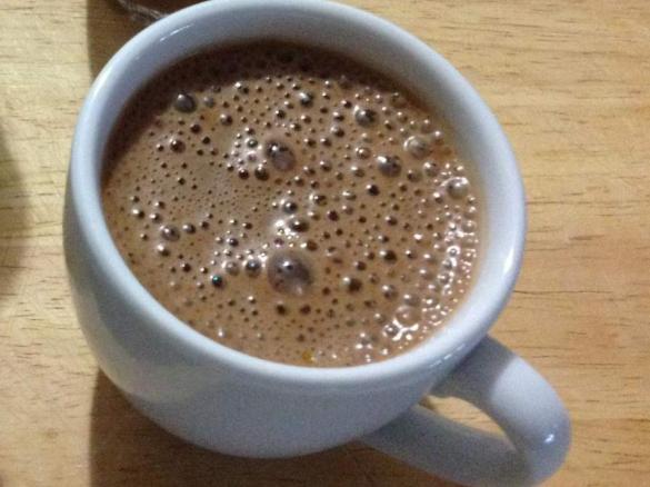 Choc Mint Hot Chocolate (Dairy and Refined Sugar Free)