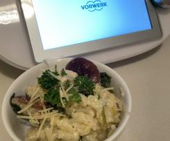 Risotto with Chicken and  Baby Leaf Spinach