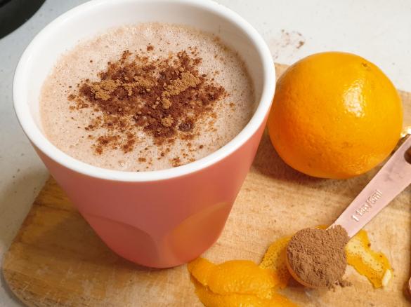 Orange & Cinnamon Hot Chocolate (Gluten & Dairy free options)