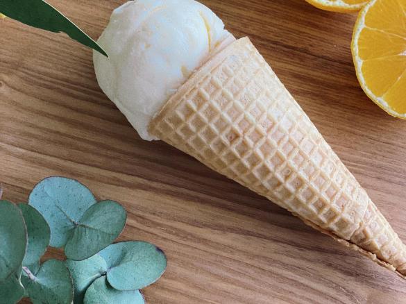Lemon curd ice cream - Dairy Free
