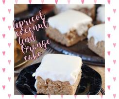 Apricot, coconut and orange cake