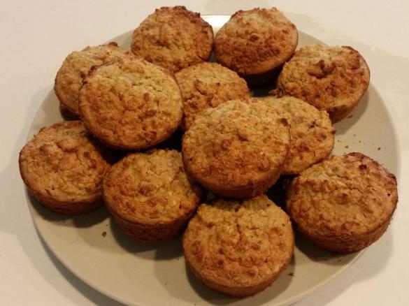 Apple bran Oatmeal Muffins