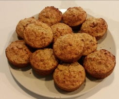 Apple bran Oatmeal Muffins