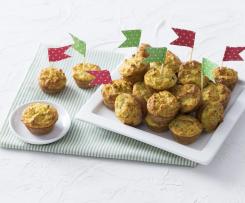 Zucchini, Ham and Corn Bites