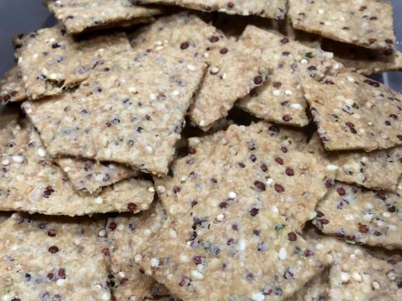 Rosemary & Quinoa Crackers
