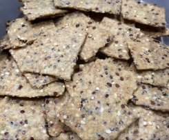 Rosemary & Quinoa Crackers