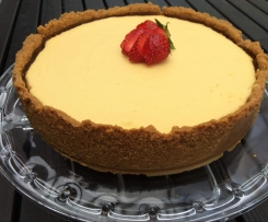 Classic Baked Lemon Cheesecake