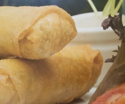 Thai Chicken Spring Rolls with banana Mayo