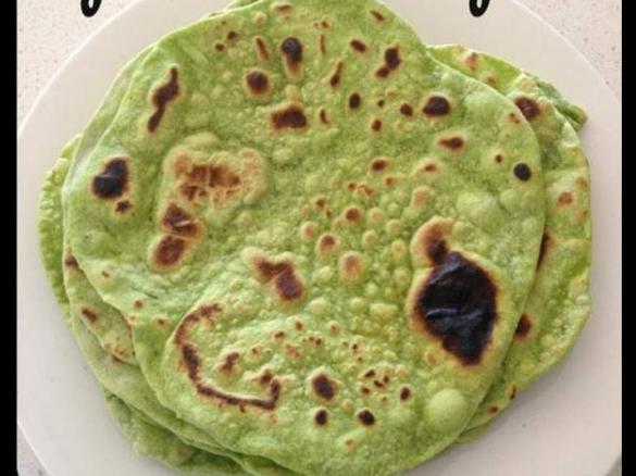 Spinach Tortillas/Wraps