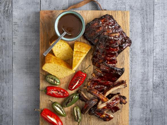 Barbecued pork ribs