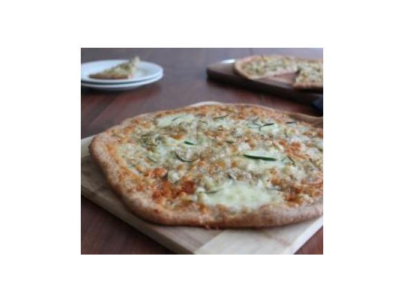 Pizza Bianca with potato and rosemary