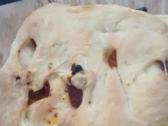 Olive Fougasse bread