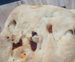 Olive Fougasse bread